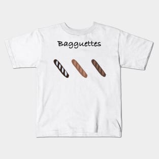 Baguette Trio Kids T-Shirt